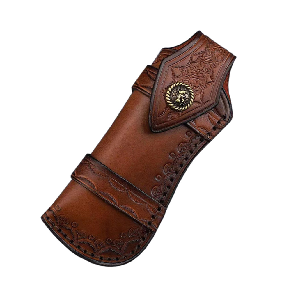 Edc Everyday Carry Knives - Groot formaat eerste laag koeienhuid schede