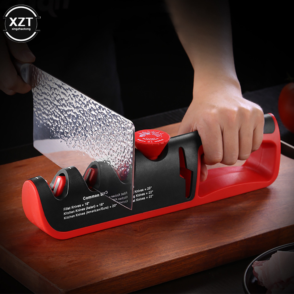 Pocket Knife Ceramic - Professionele messenslijper 5-in-1 verstelbare hoek Zwart