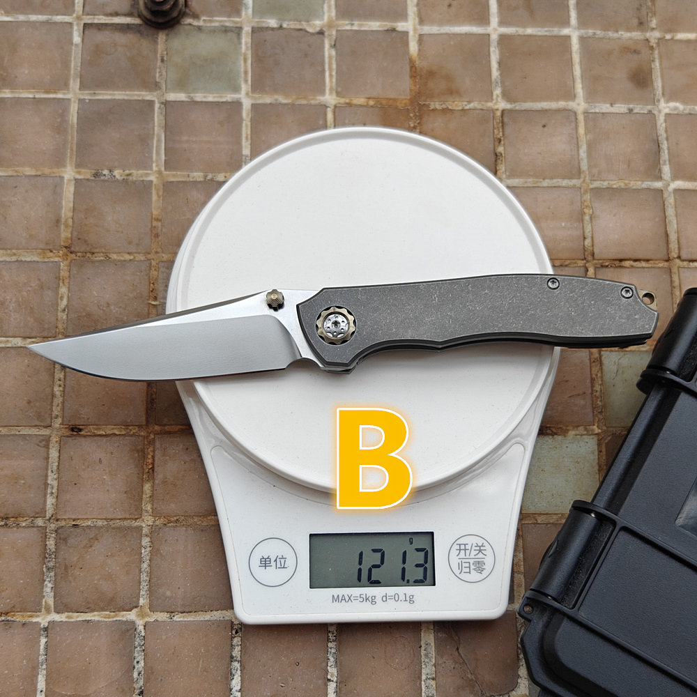 Pocket Knife Ceramic - Kody Eutsler DUK JUFULE Gemaakt Titanium