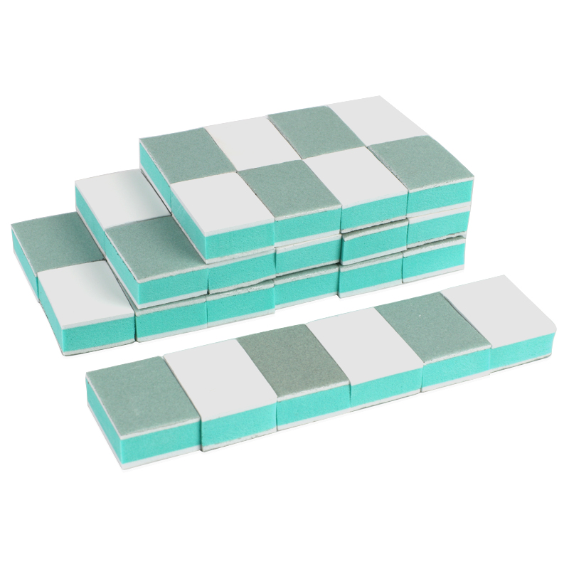 Nail File Titanium - 50/100 Stuks Mini Nagelpolijstblokjes 1000/4000 Grit