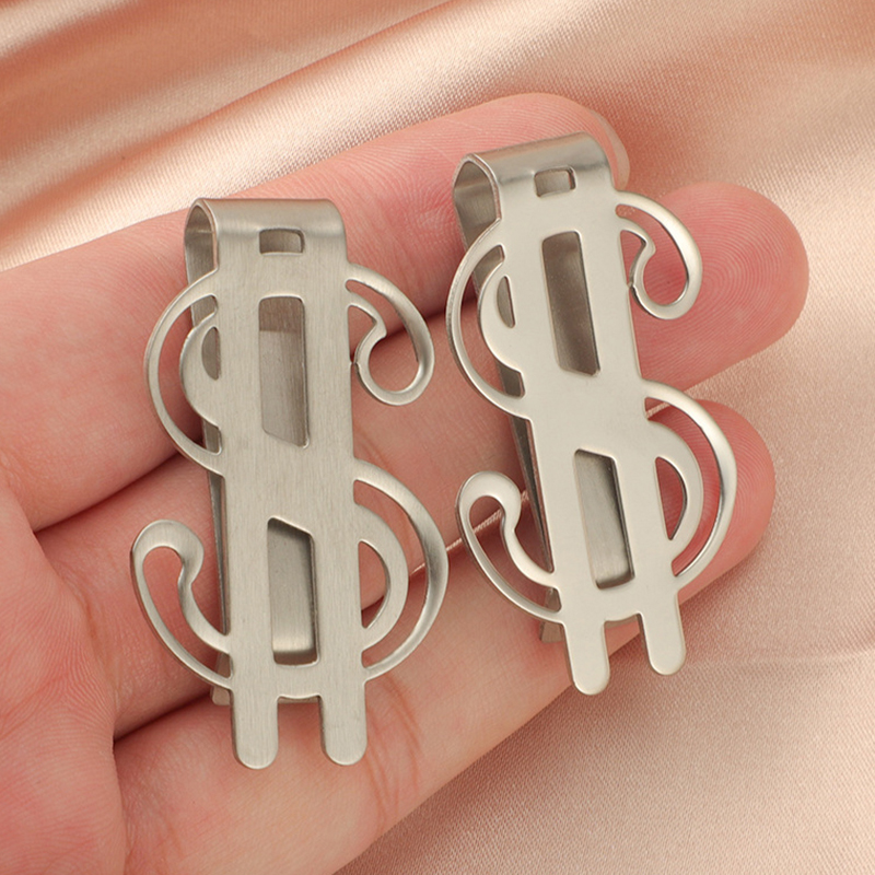 Money Clip Magnetic - 1 STKS Slanke Geld Clip Rvs