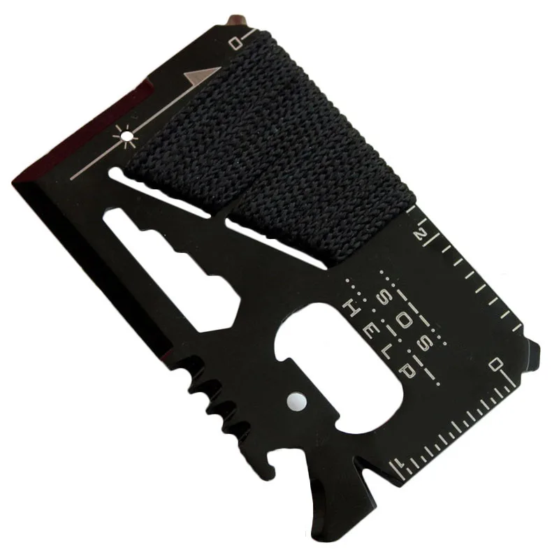 Multitool Credit Card - Noodhulpmiddel EDC Creditcard Multifunctioneel zakjachtmes Buitensporten