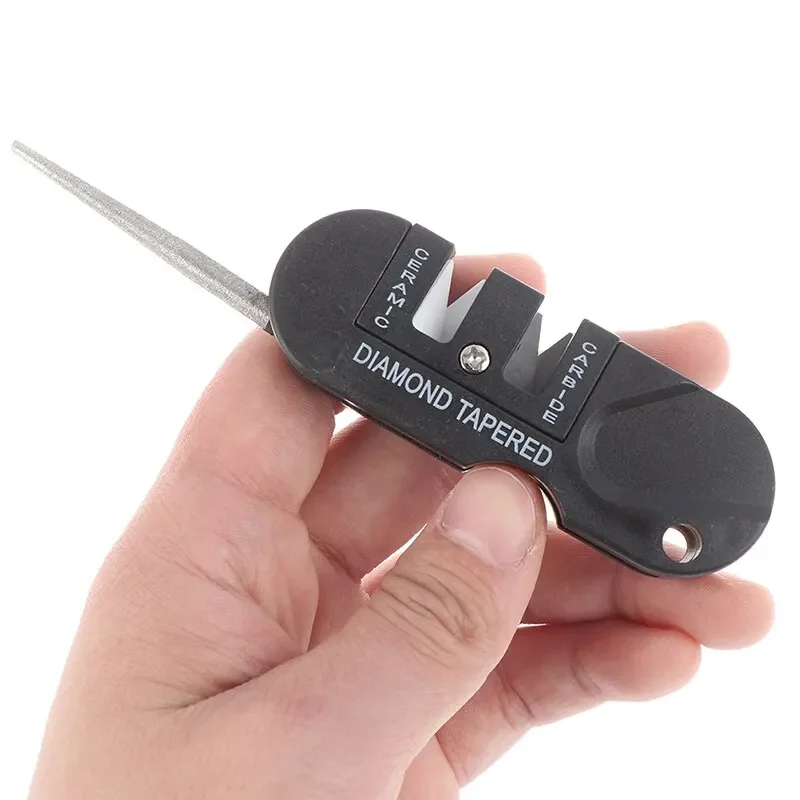 Pocket Knife Ceramic - 4-in-1 mini draagbare messenslijper wolfraam keramische