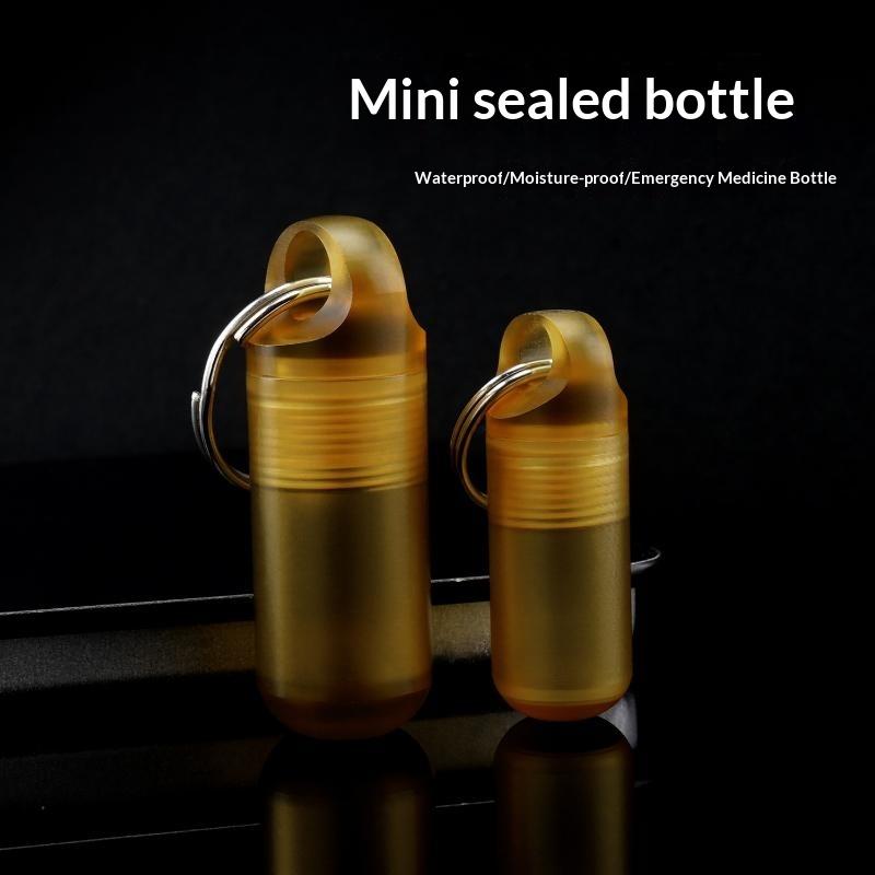 Edc Pill Carry - Kleine PEI-pillenfles, multifunctionele opbergdoos, draagbaar gereedschap