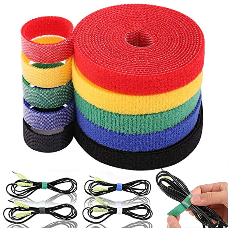 Gear Tie Reusable - 5M Bevestigingstape Herbruikbare kabelbinders Kabelbinders Klittenband