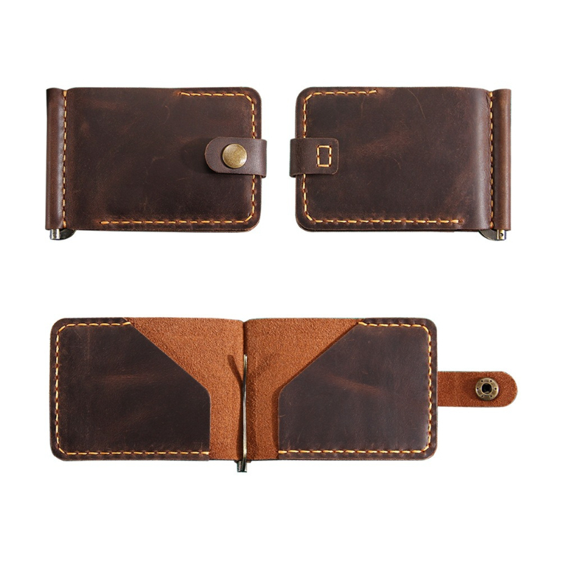 Crazy Horse lederen geldclip p - Money Clip Magnetic recensie en prijs