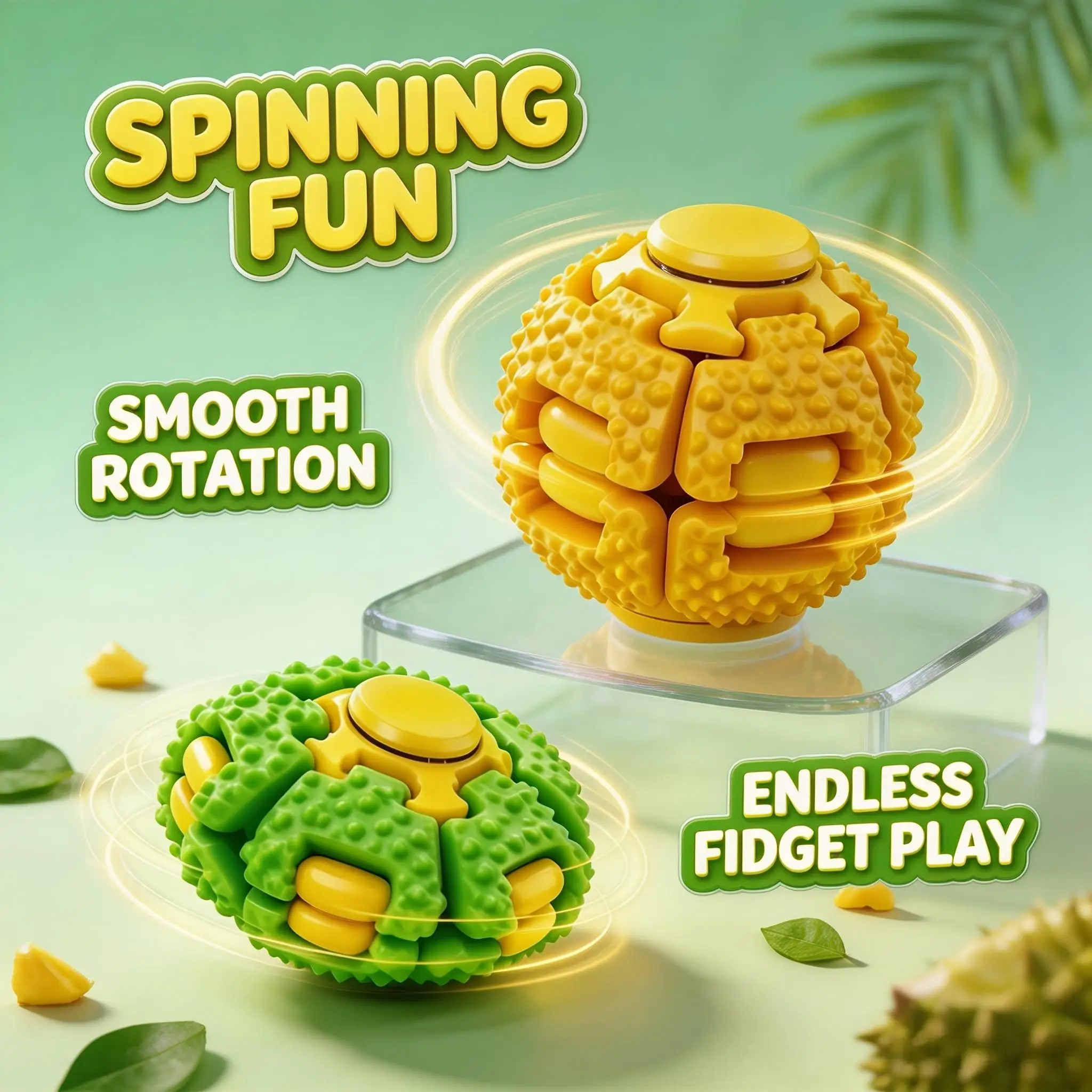 Durian-vormige fidget spinner  - Fidget Spinner Bearing recensie en prijs