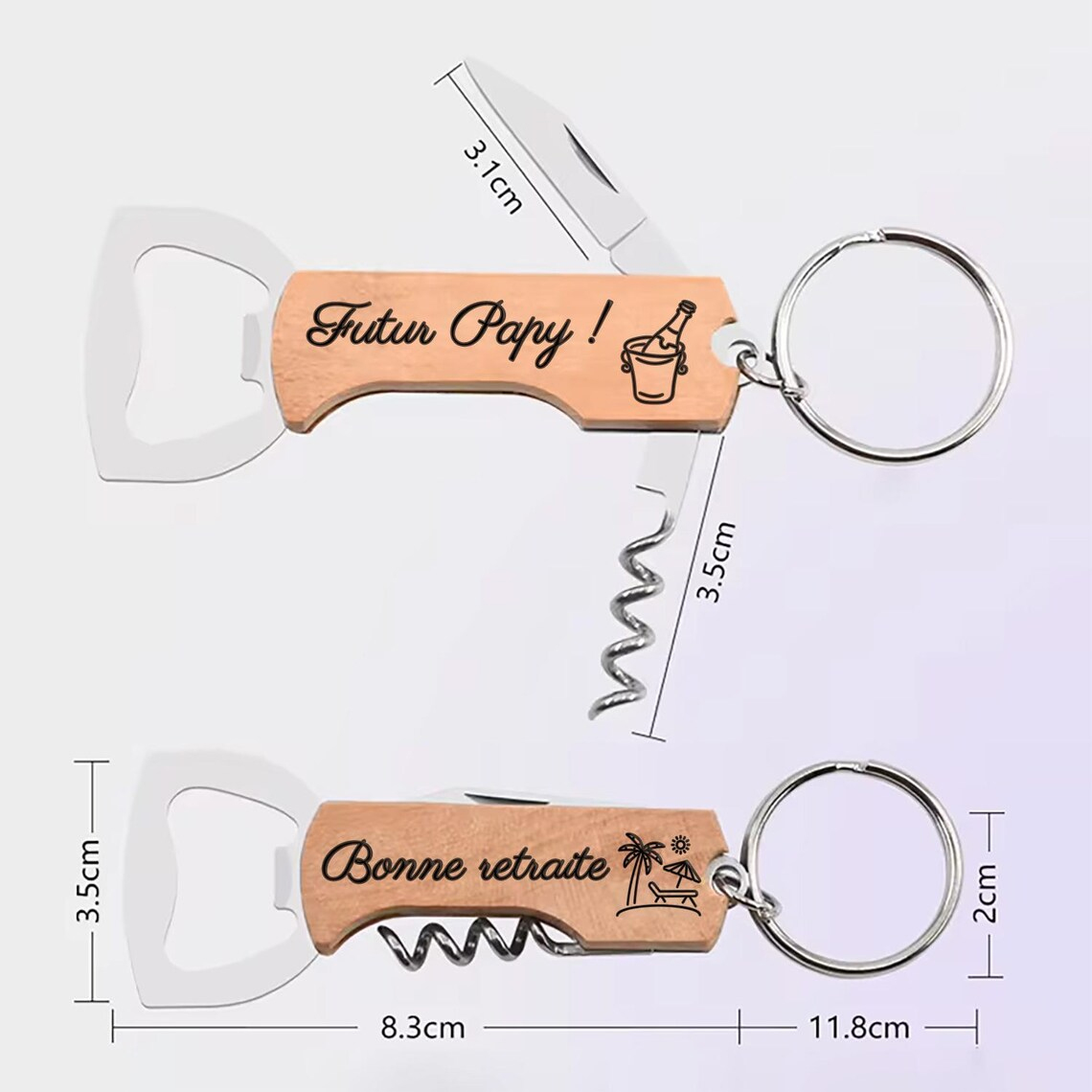 Gepersonaliseerde bier/wijnfle - Bottle Opener Keyring recensie en prijs