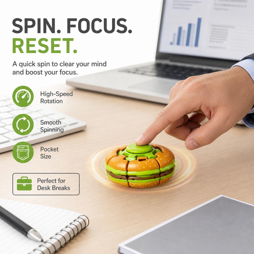 Burger Fidget Spinner Speelgoe - Fidget Spinner Bearing recensie en prijs