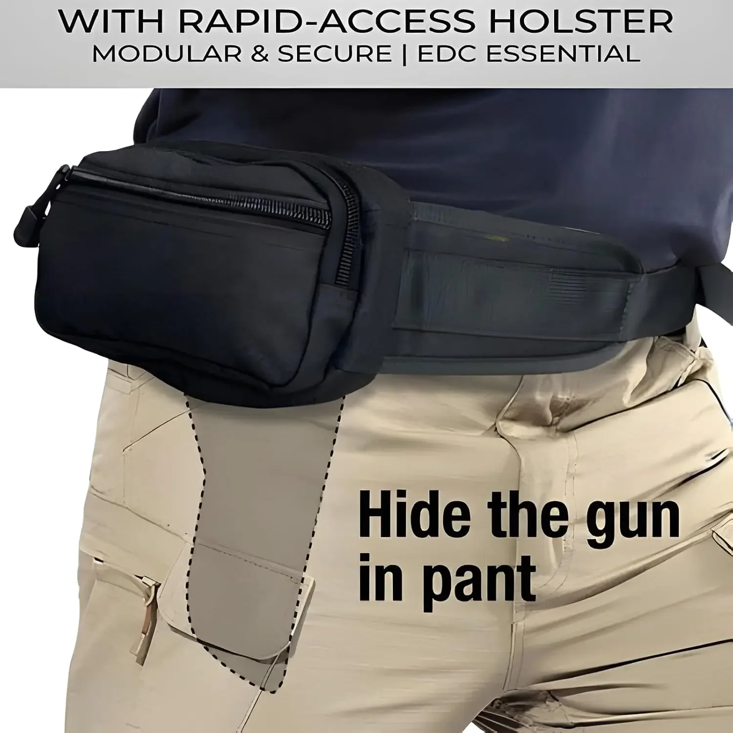 Verborgen draagtas voor pistoo - Edc Carry Pocket Pouch recensie en prijs
