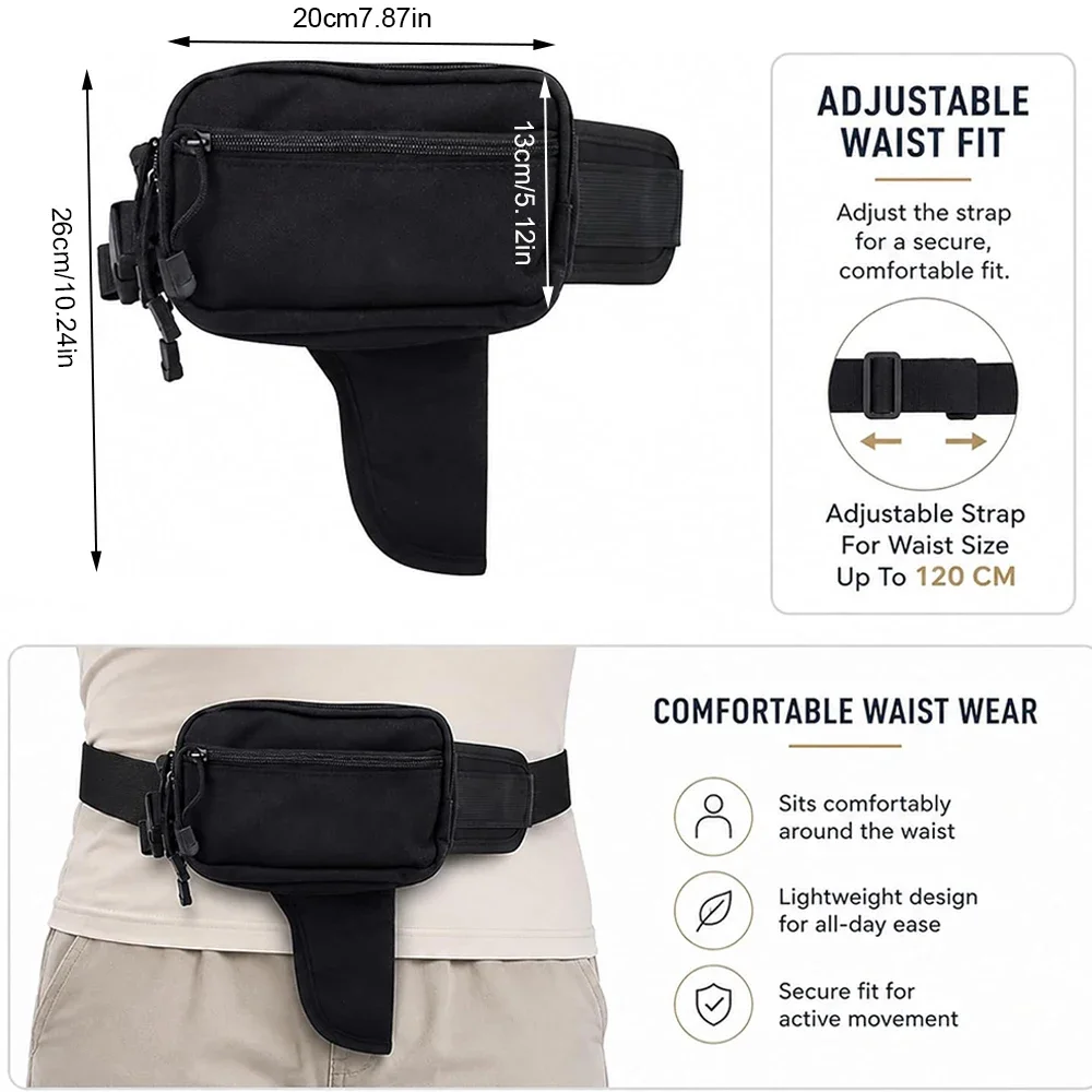 Verborgen draagtas voor pistoo - Edc Carry Pocket Pouch recensie en prijs