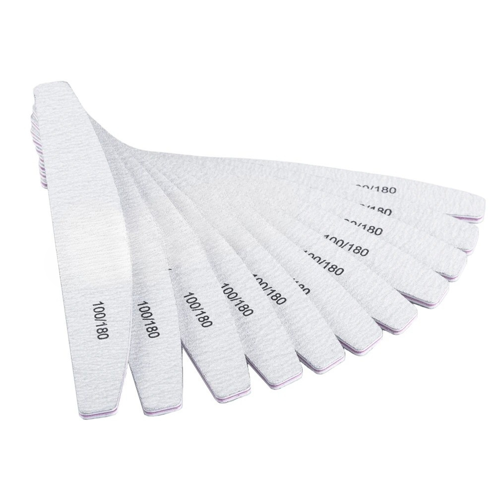 10 stuks/lot 80/100/150/180/24 - Nail File Titanium recensie en prijs