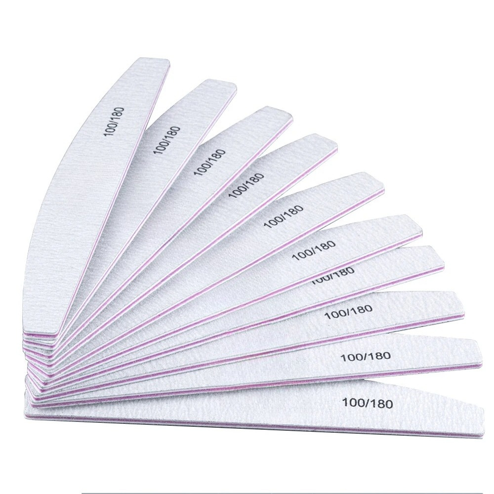 10 stuks/lot 80/100/150/180/24 - Nail File Titanium recensie en prijs