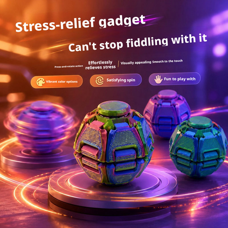 Nieuwe 3D Press-to-Spin voetba - Fidget Spinner Bearing recensie en prijs