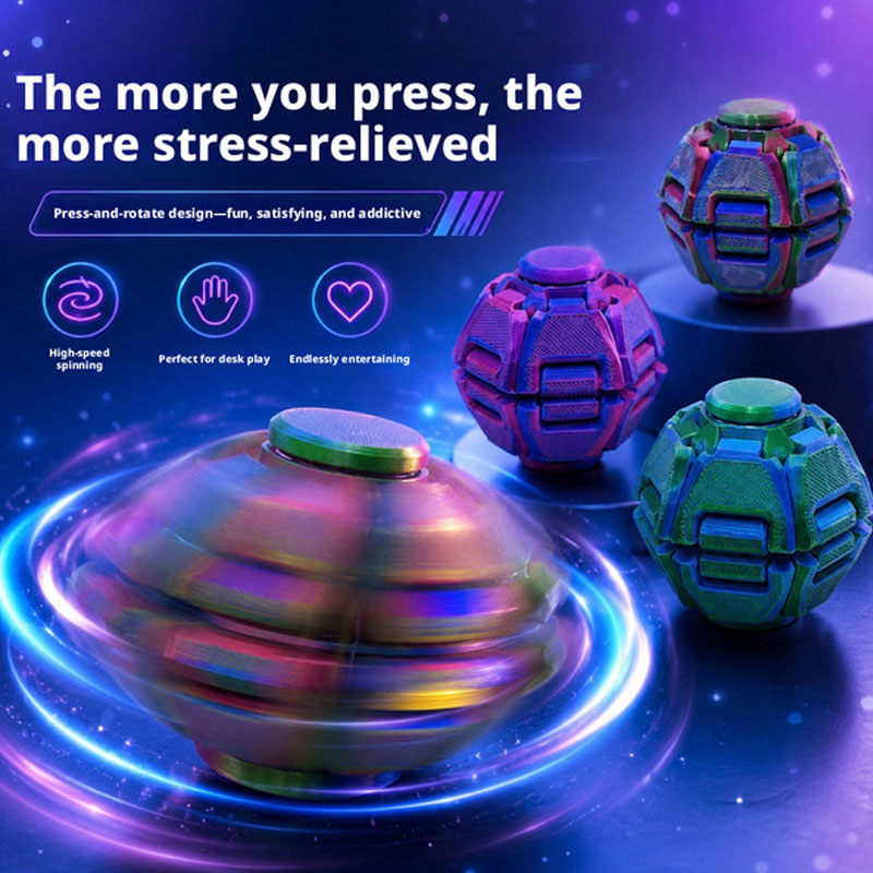 Nieuwe 3D Press-to-Spin voetba - Fidget Spinner Bearing recensie en prijs