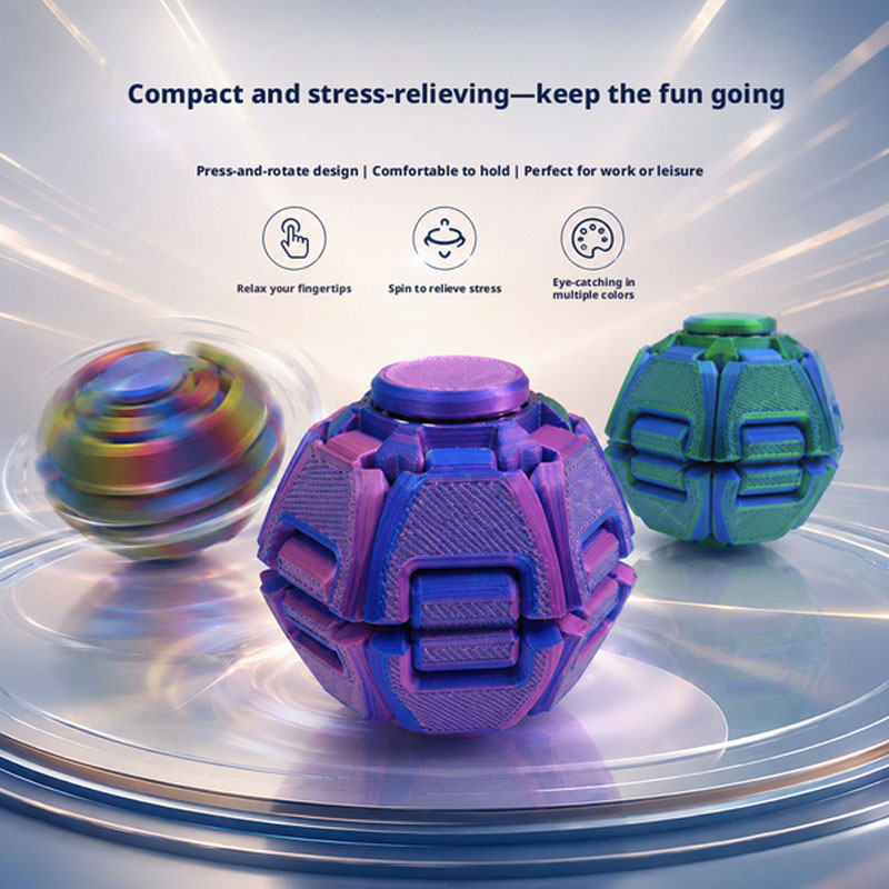 Nieuwe 3D Press-to-Spin voetba - Fidget Spinner Bearing recensie en prijs