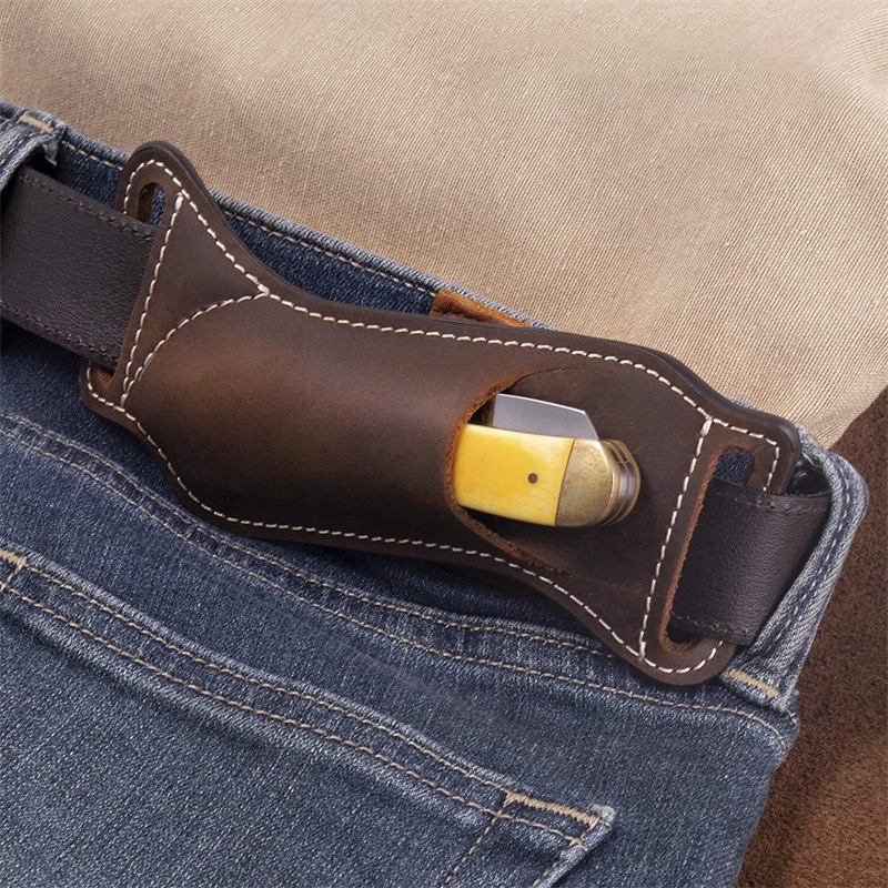 Outdoor lederen EDC-messchede/ - Edc Carry Belt Pouch recensie en prijs