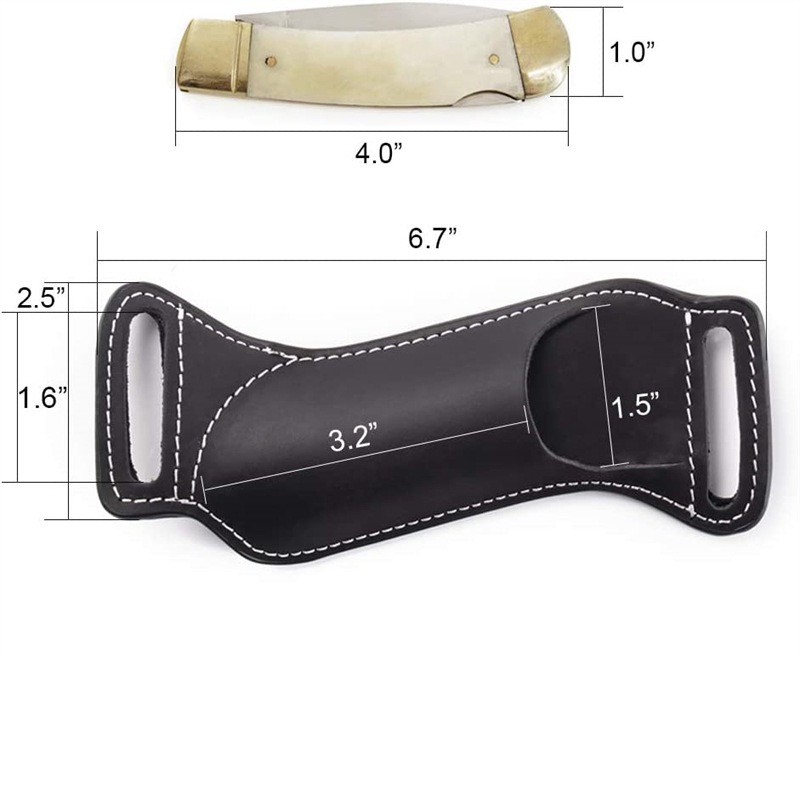 Outdoor lederen EDC-messchede/ - Edc Carry Belt Pouch recensie en prijs
