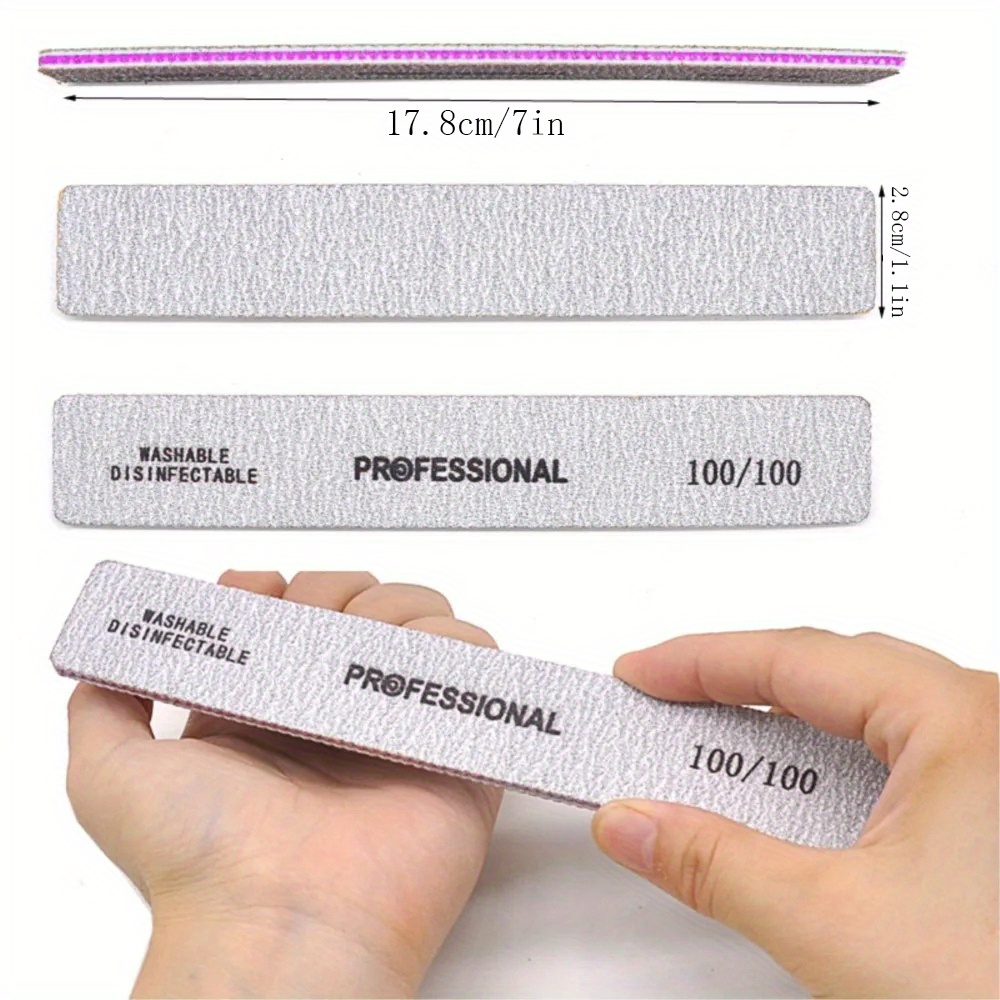 Rechte Nagelvijl 80/100/180/24 - Nail File Titanium recensie en prijs